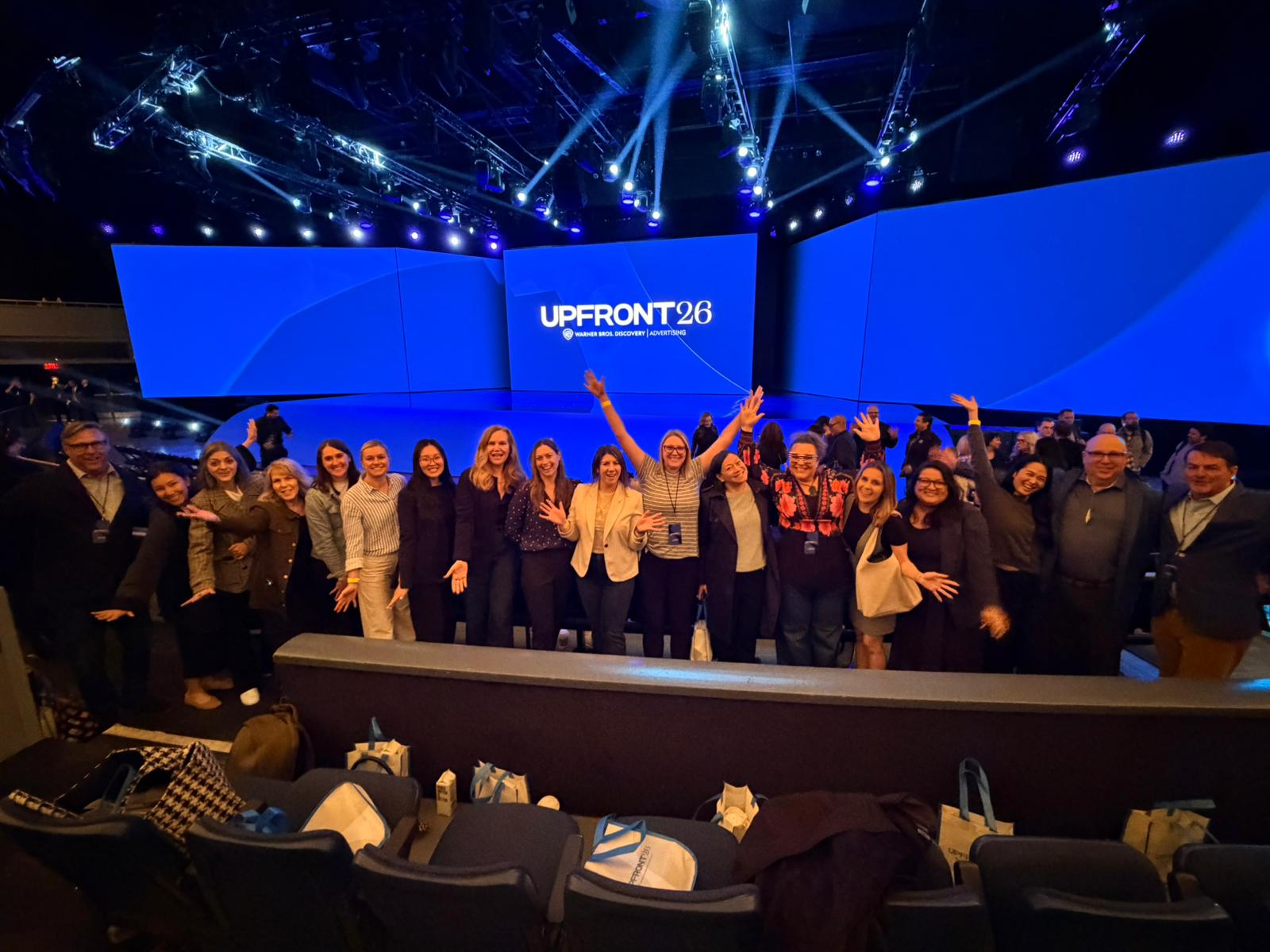 Club Ichi group on stage at Upfront 26